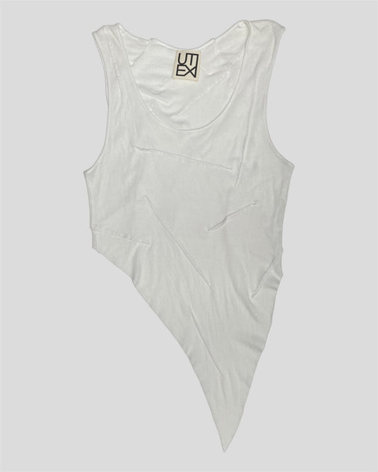 SUPER LIGHT WRINKLE TANKTOP V-CUT