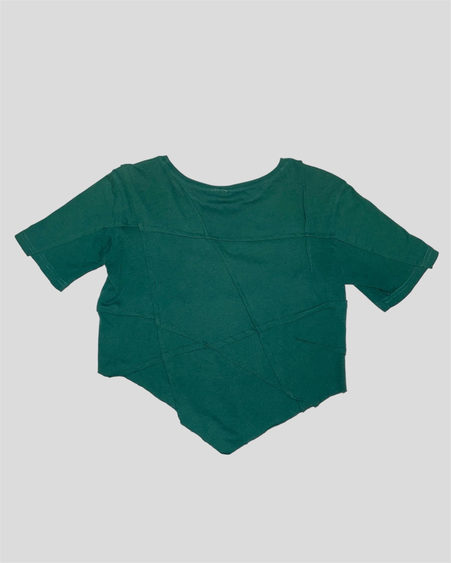 FOREST GREEN WRINKLE SHIRT