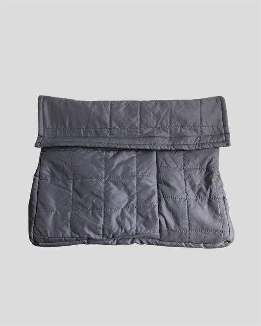 SILVER PUFFER STORAGE BAG