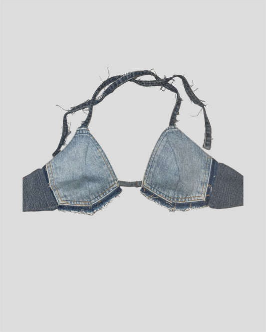 POCKET DENIM TOP