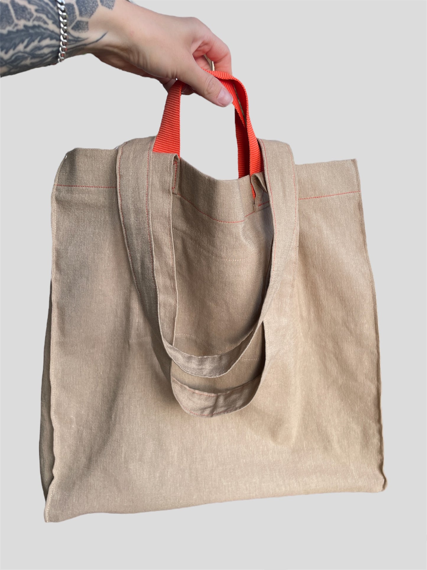 XL 'UTI EXI' JUTE SHOPPER BAG