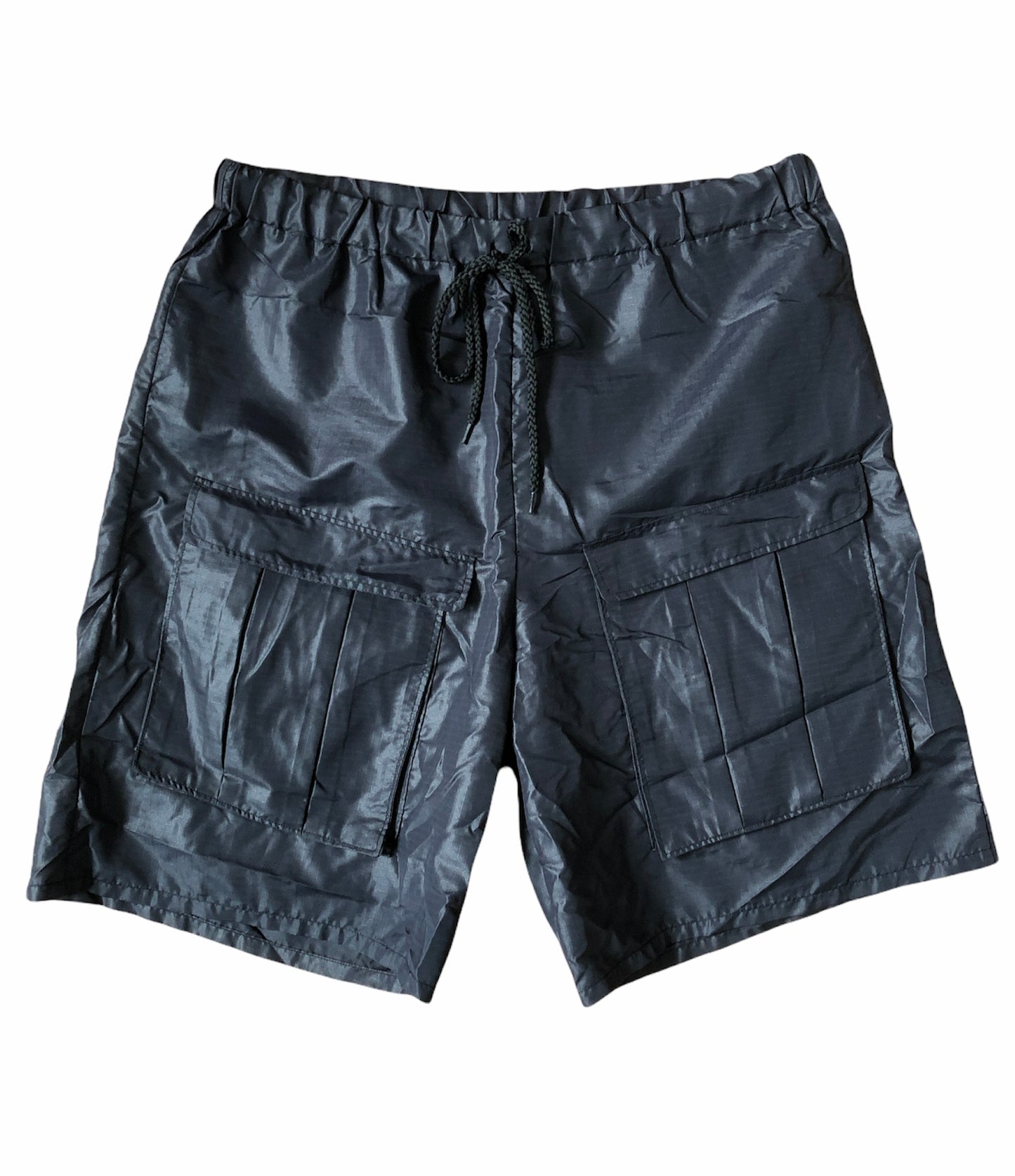 BLACK UTILITY TENT-SHORTS