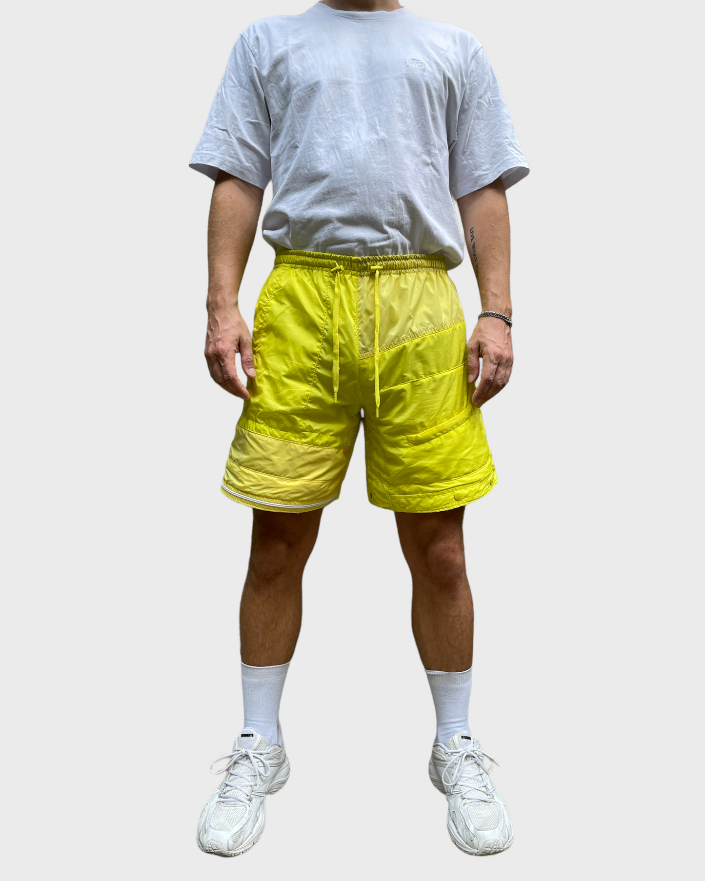 LEMON WINDBREAKER SHORTS